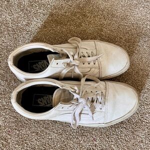 Vans Old School Classic slight platform  White Sneaker Unisex Shoe